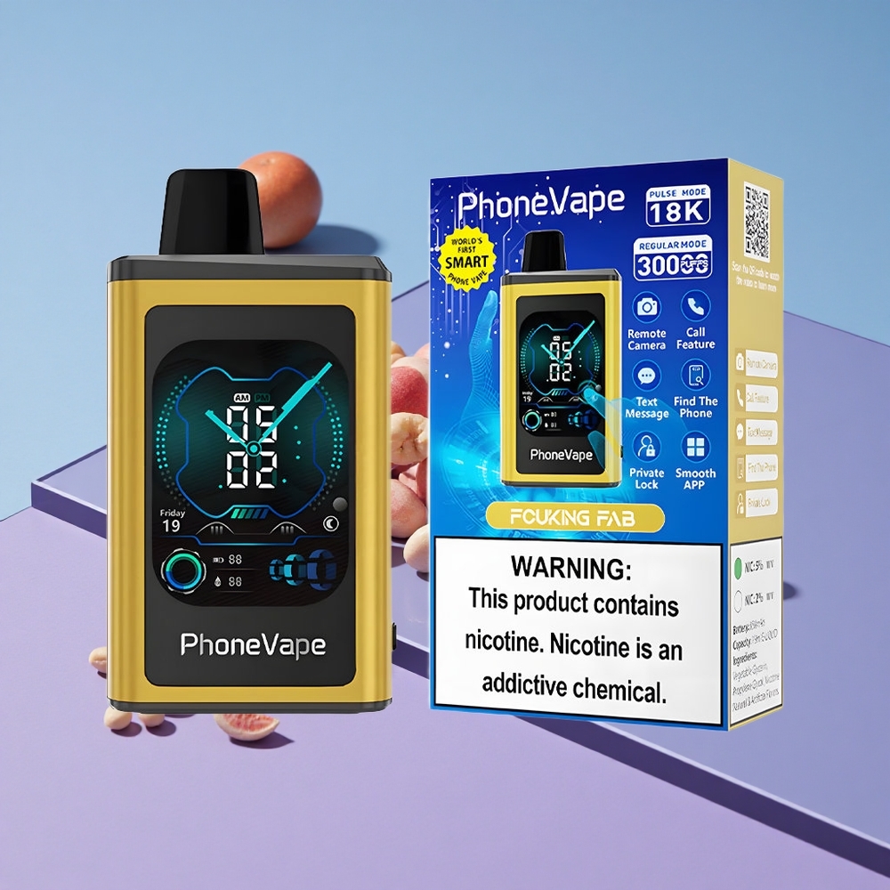 Fucking Fab JNR PhoneVape 30000 puffs Turbo Mode Full Display Screen vape wholesale Norway