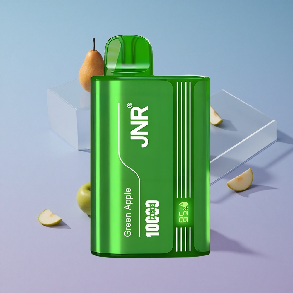 Grønt eple fersken pære JNR Tank 10000 Puffs Justerbar luftstrøm vape wholesale Norway