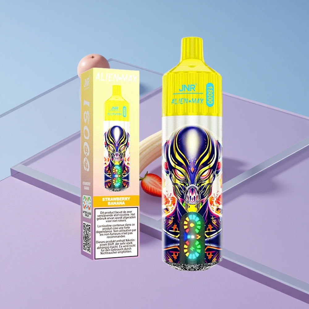 Jordbær Banan JNR Alien Max 18000 Puffs Smart LED Display vape wholesale Norway