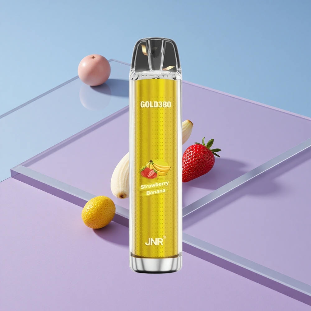 Jordbær Banan JNR Gold380 6000 Puffs 13ml e-Liquid vape wholesale Norway
