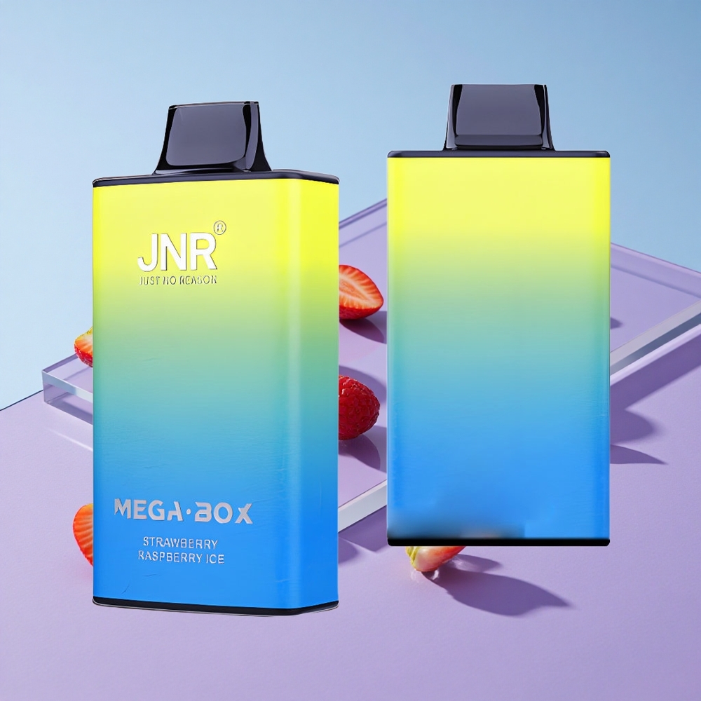 Jordbær Bringebær Is JNR Mega Box 25000 Puffs 30ml E-væske vape wholesale Norway
