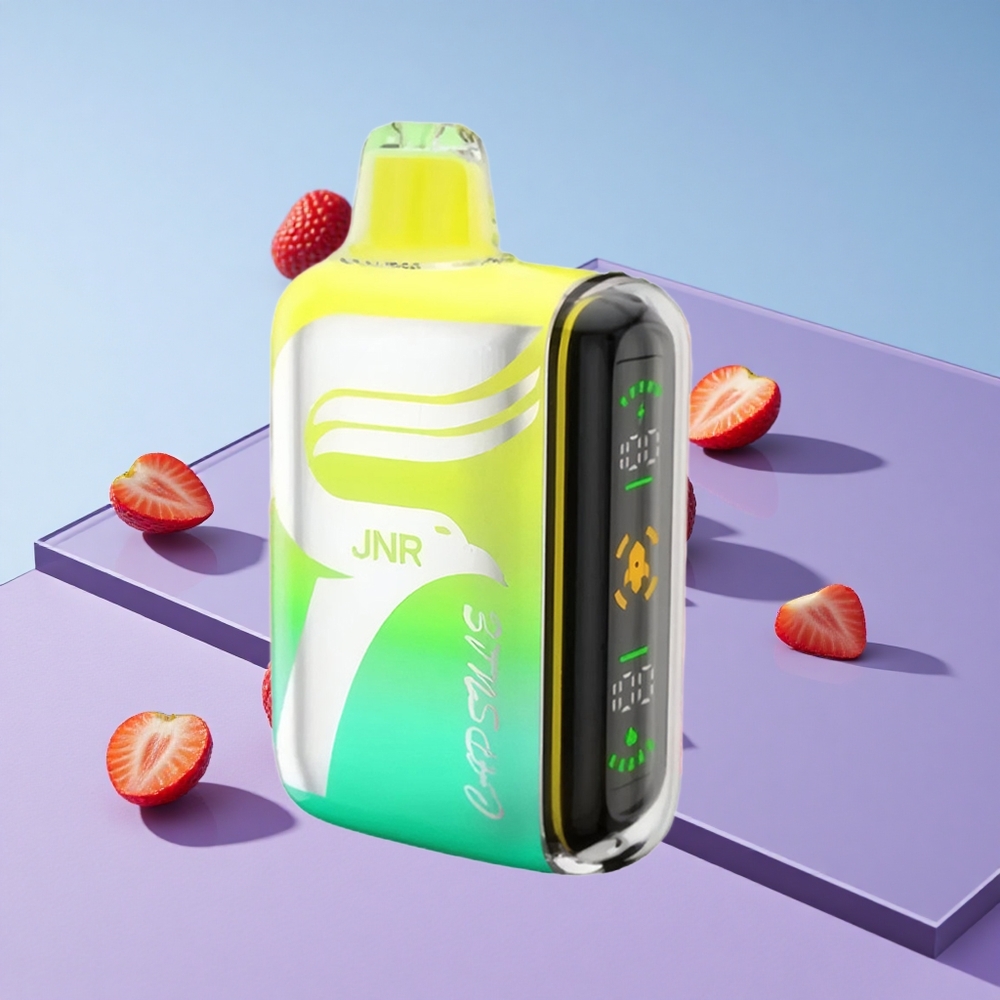 Jordbær Bringebær Kirsebær JNR Capsule 15000 Puffs 850mAh Smart LED vape wholesale Norway