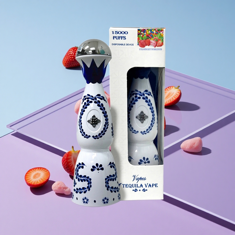 Jordbær Bubblegum HUMO Azul 15000 Puffs 20mL Fylt E-væske vape wholesale Norway