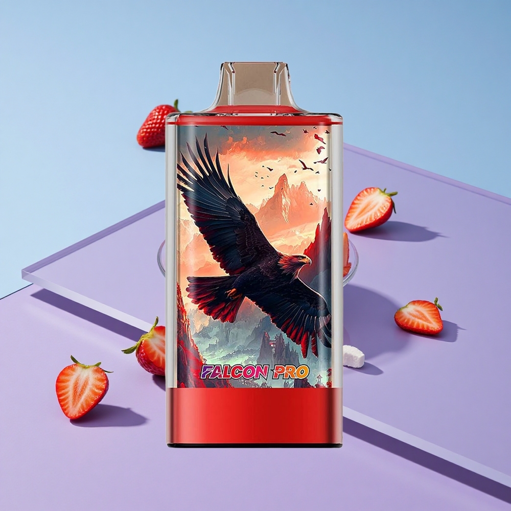 Jordbær Is JNR Falcon Pro 28000 Puffs Smart Display vape wholesale Norway