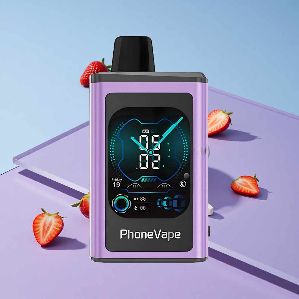 Jordbær Is JNR PhoneVape 30000 puffs Turbo Mode vape wholesale Norway