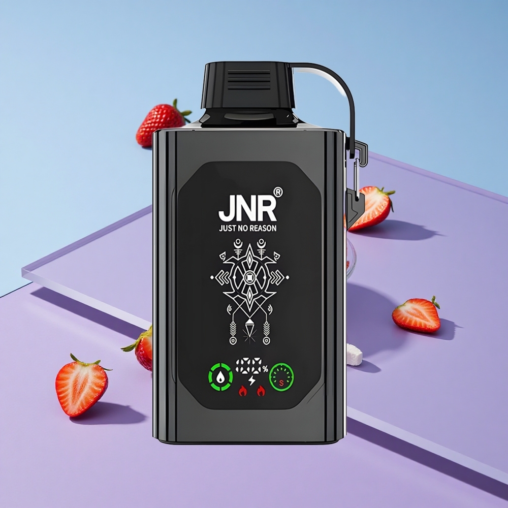 Jordbær Is JNR Shisha Box 20500 Puffs HD Skjerm Type-C Lading vape wholesale Norway
