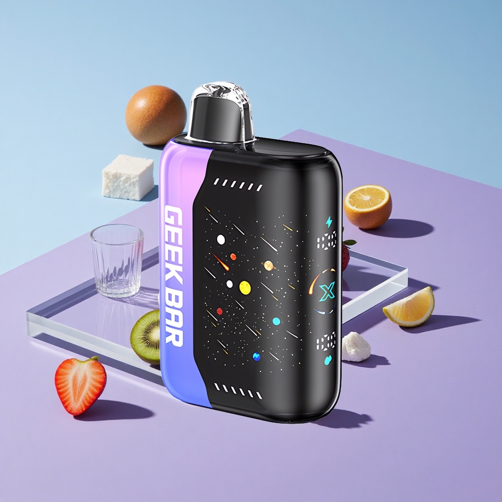Jordbær Kiwi Is GEEK BAR Pulse X 42K Puffs Meteor Edition 3D bøyd skjerm vape wholesale Norway
