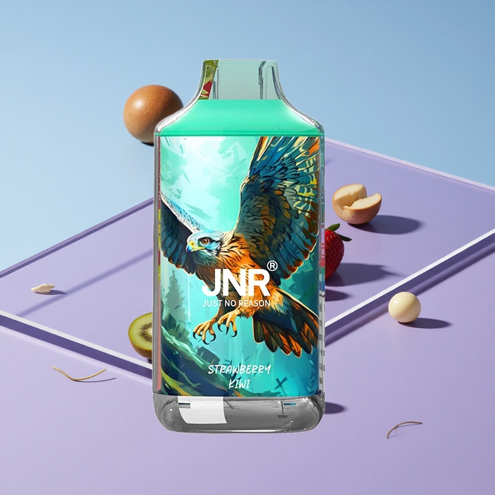 Jordbær Kiwi JNR Falcon 16000 Puffs 22ml E-væske Dual Mesh Coil vape wholesale Norway