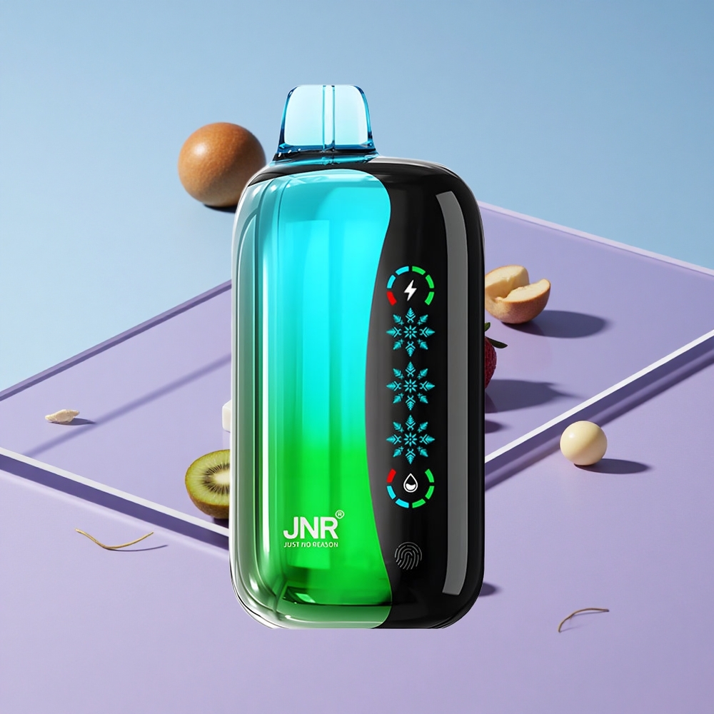Jordbær Kiwi JNR Flex Ice 21000 Puffs Tilpassbar Luftstrøm Type-C vape wholesale Norway