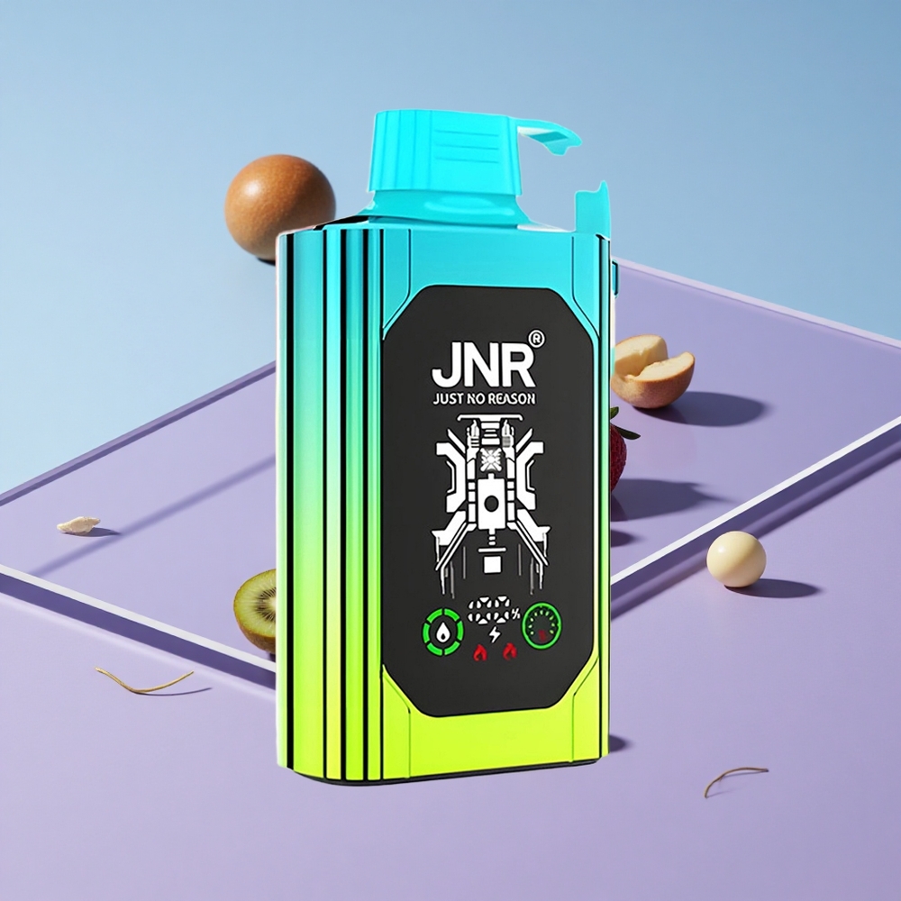 Jordbær Kiwi JNR Shisha Hookah Box 20500 Puffs HD Skjerm Type-C Hurtiglading vape wholesale Norway