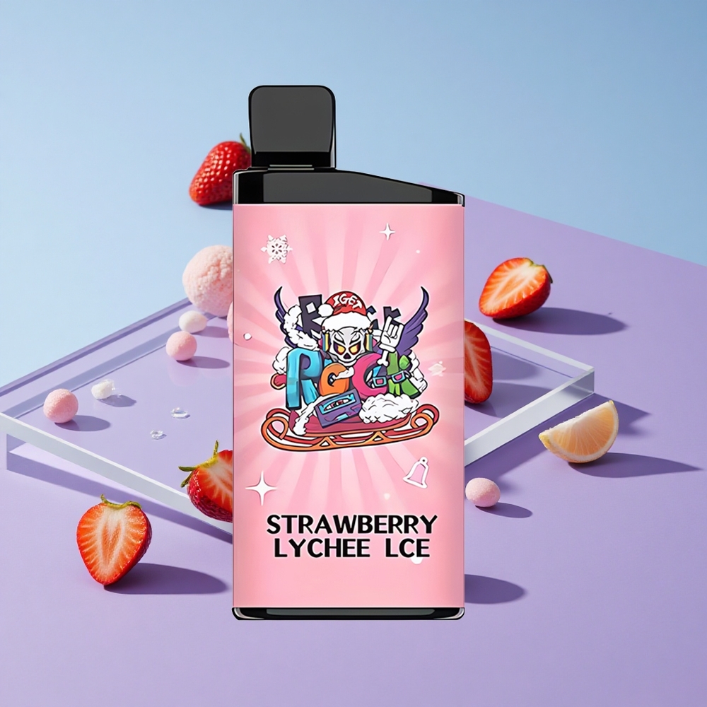 Jordbær Lychee Is IGET Bar 3500 Puffs 1400 mAh batteri vape wholesale Norway