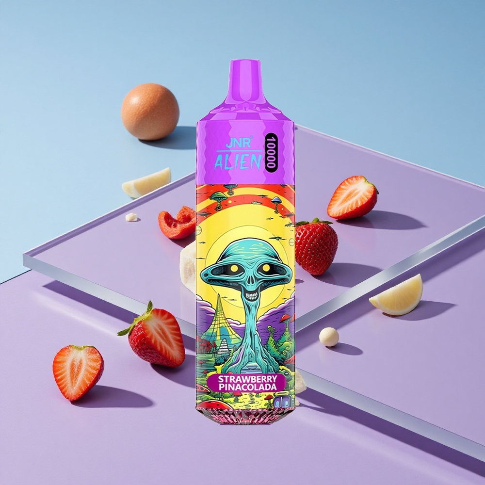 Jordbær Pina Colada JNR Alien 10000 Puffs 850mAh RGB vape wholesale Norway