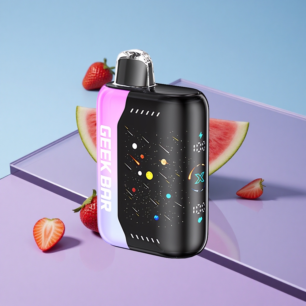 Jordbær Vannmelon GEEK BAR Pulse X 42K Puffs Meteor Edition Hurtiglading 820mAh vape wholesale Norway