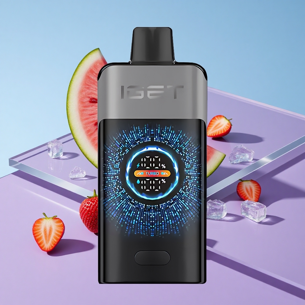Jordbær Vannmelon Is IGET ONE 12000 Puffs 2700 mAh Batterikapasitet vape wholesale Norway