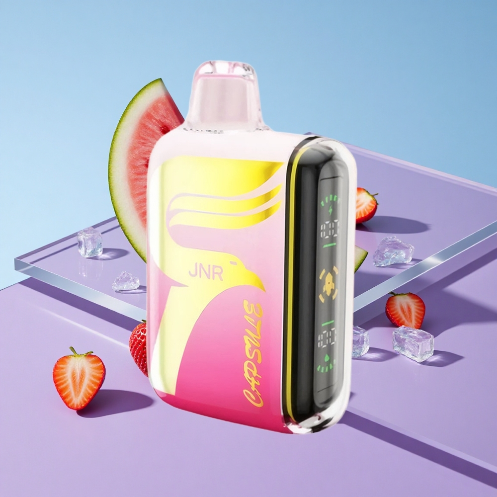 Jordbær Vannmelon Is JNR Capsule 15000 Puffs 850mAh Smart LED Display vape wholesale Norway