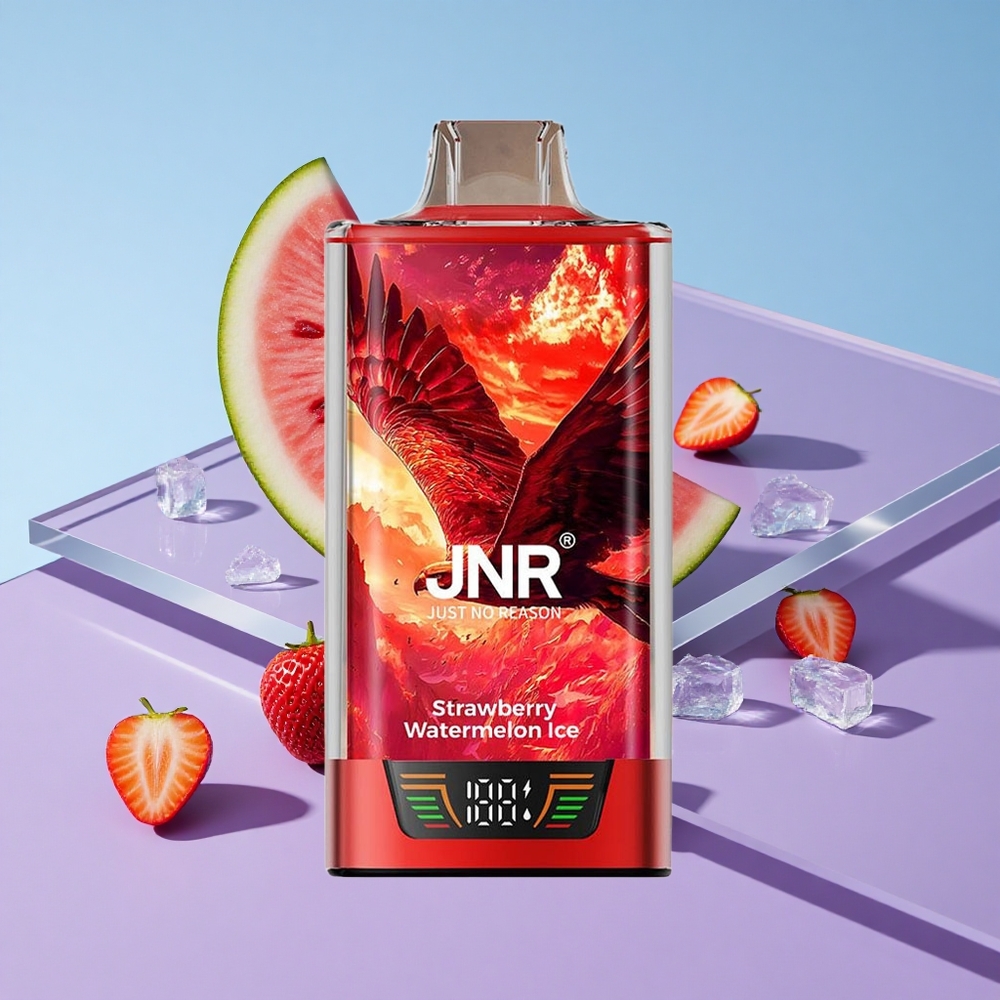 Jordbær Vannmelon Is JNR Falcon Pro 28000 Puffs 30ml Fylt Kapasitet vape wholesale Norway