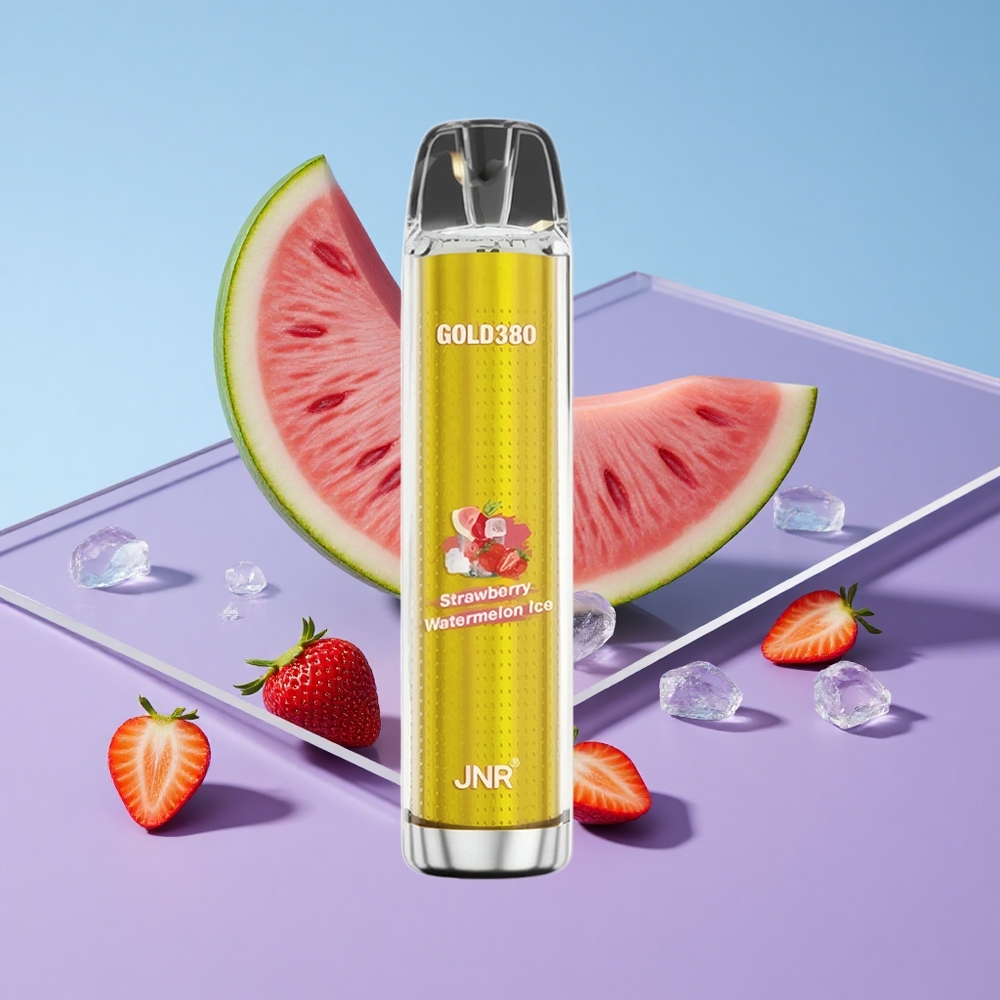 Jordbær Vannmelon Is JNR Gold380 6000 Trekk 13ml e-Væske Kapasitet vape wholesale Norway