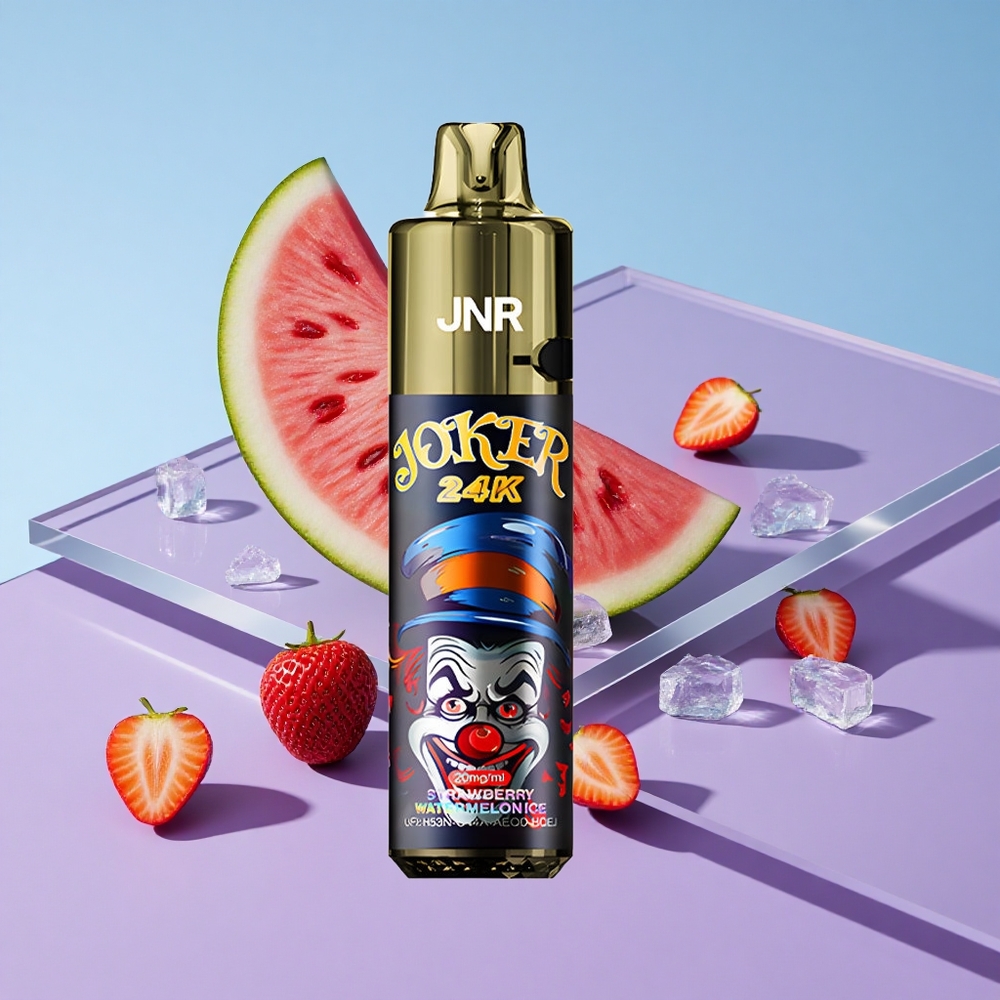Jordbær Vannmelon Is JNR Joker 24K 24000 Puffs Synlig E-væskenivå vape wholesale Norway