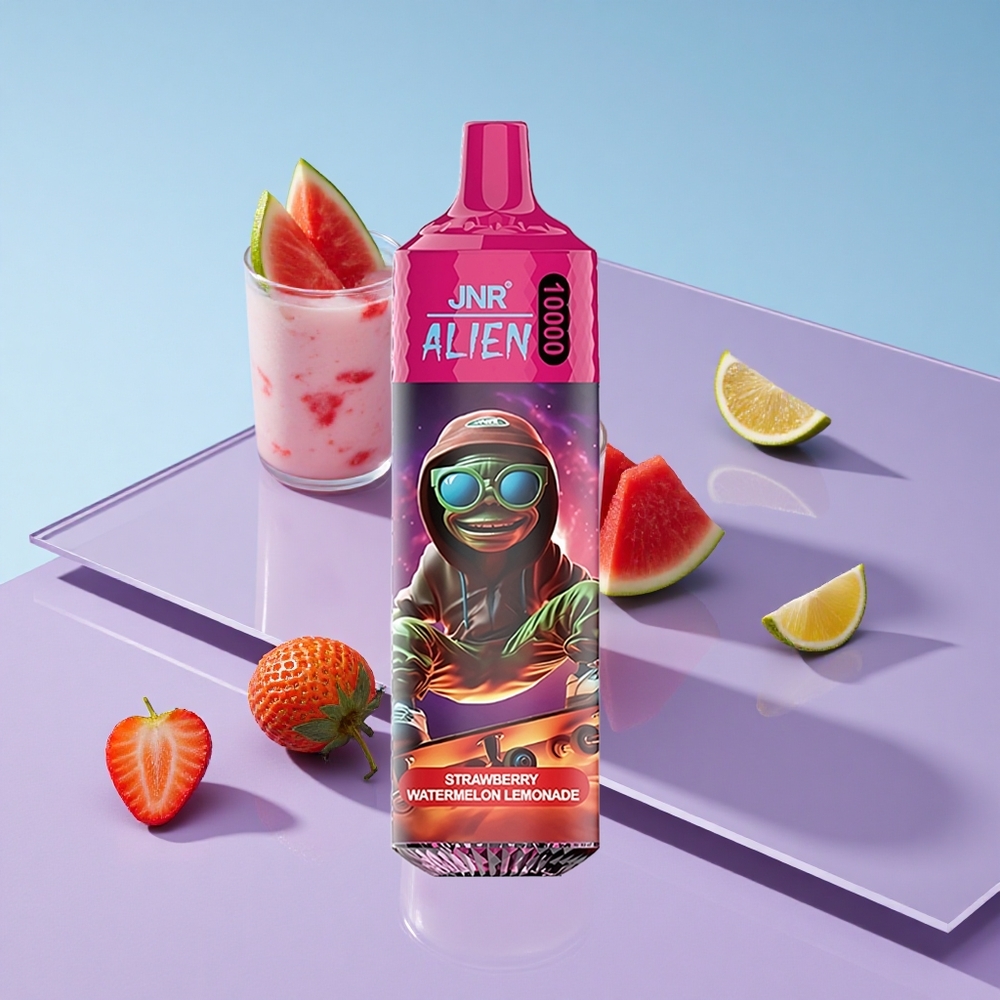 Jordbær Vannmelon Lemonade JNR Alien 10000 Puffs 850mAh RGB vape wholesale Norway