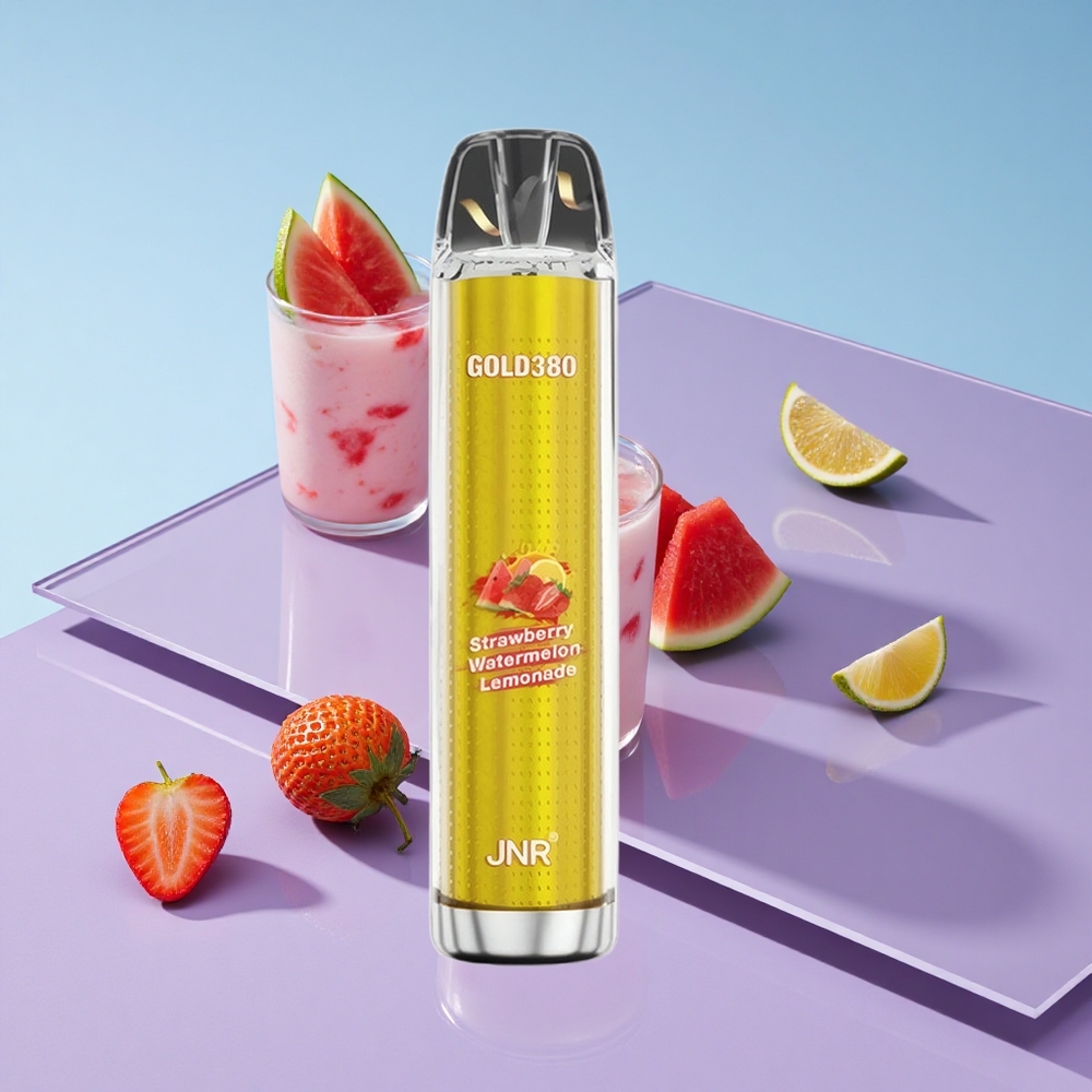 Jordbær Vannmelon Lemonade JNR Gold380 6000 Puffs 13ml e-Væske vape wholesale Norway
