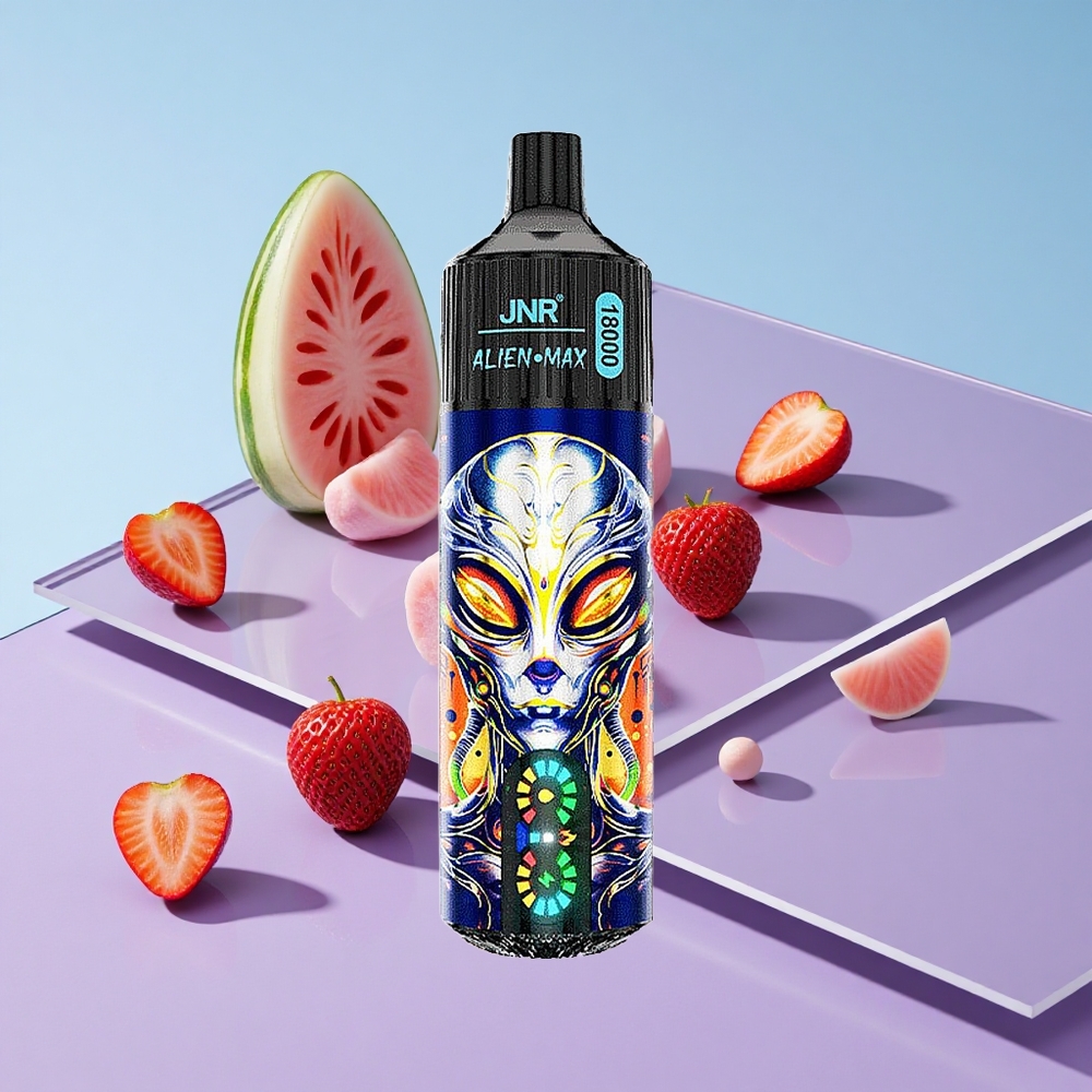 Jordbær Vannmelon Tyggegummi JNR Alien Max 18000 Puffs Smart LED Skjerm vape wholesale Norway