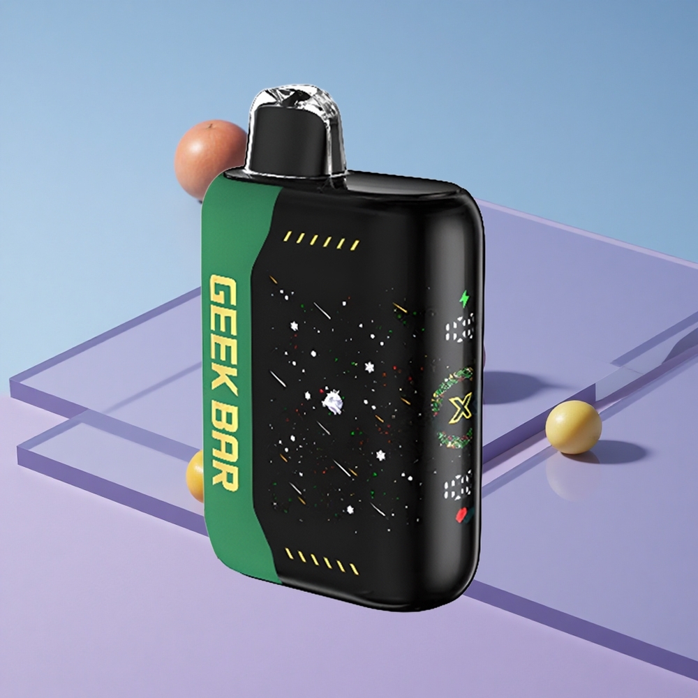 Juleversjon Geek Bar Pulse X 25000 Puffs med 18mL Fylt E-Væske og USB Type-C Lading vape wholesale Norway