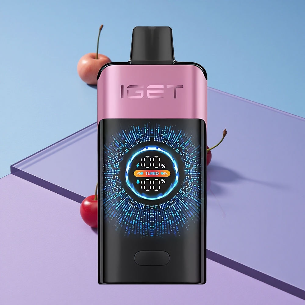Kirsebær Monster IGET ONE 12000 Puffs Storskjerm vape wholesale Norway