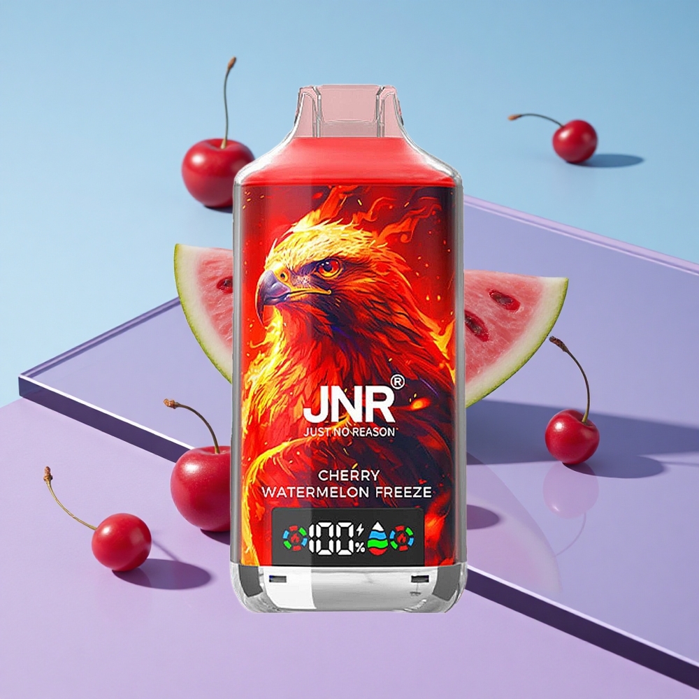 Kirsebær Vannmelon Frost JNR Falcon X 18000 Puffs 24ml E-væske Digital Skjerm vape wholesale Norway