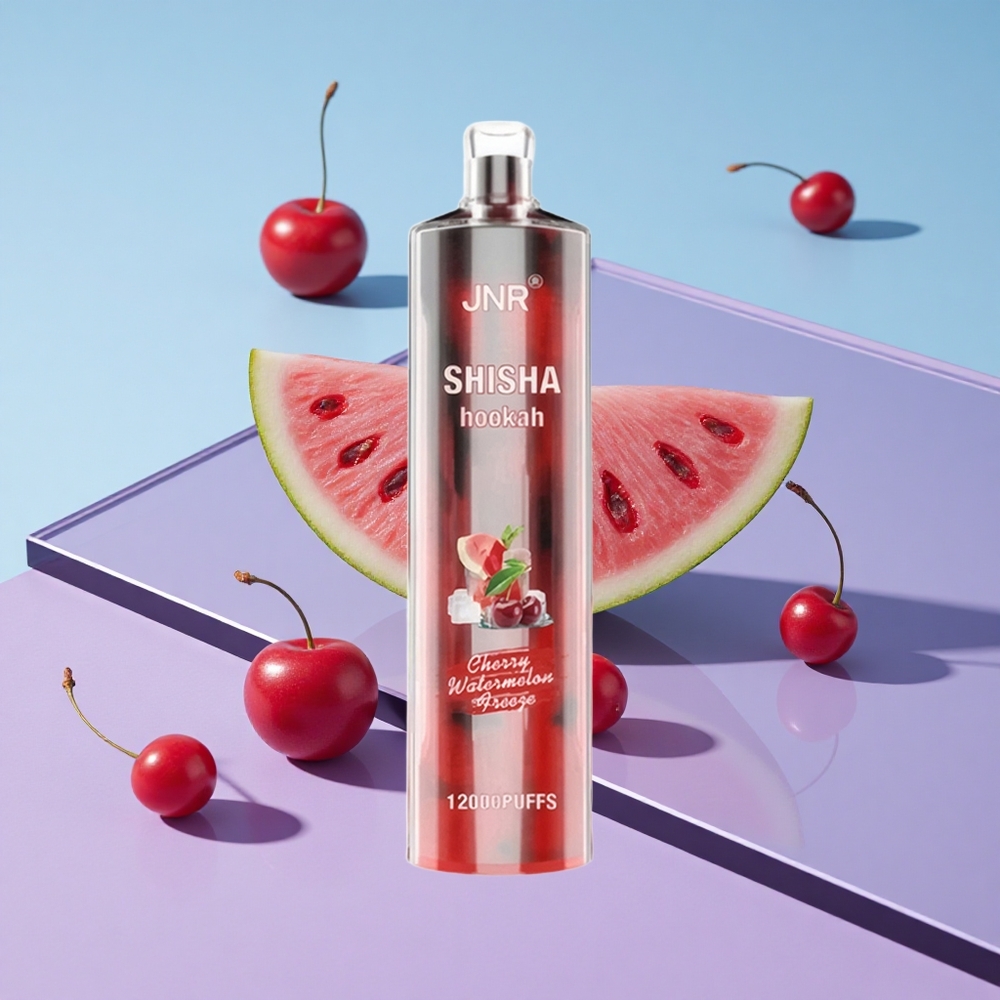 Kirsebær Vannmelon Frost JNR Shisha Hookah 12000 Puffs 24ml Vape Engangsbatteri vape wholesale Norway