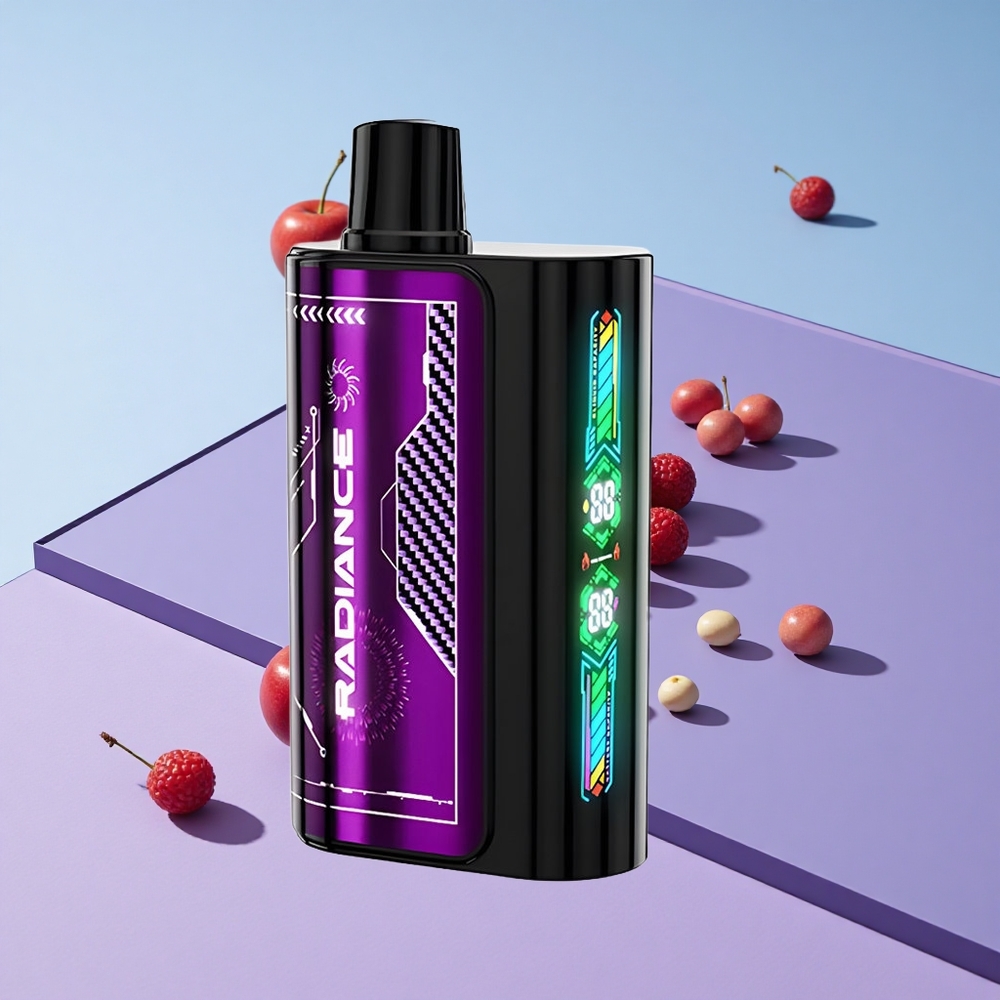 Kirsebær og Bær JNR Radiance 31000 Puffs 28ml E-væske Smart Animation Screen vape wholesale Norway