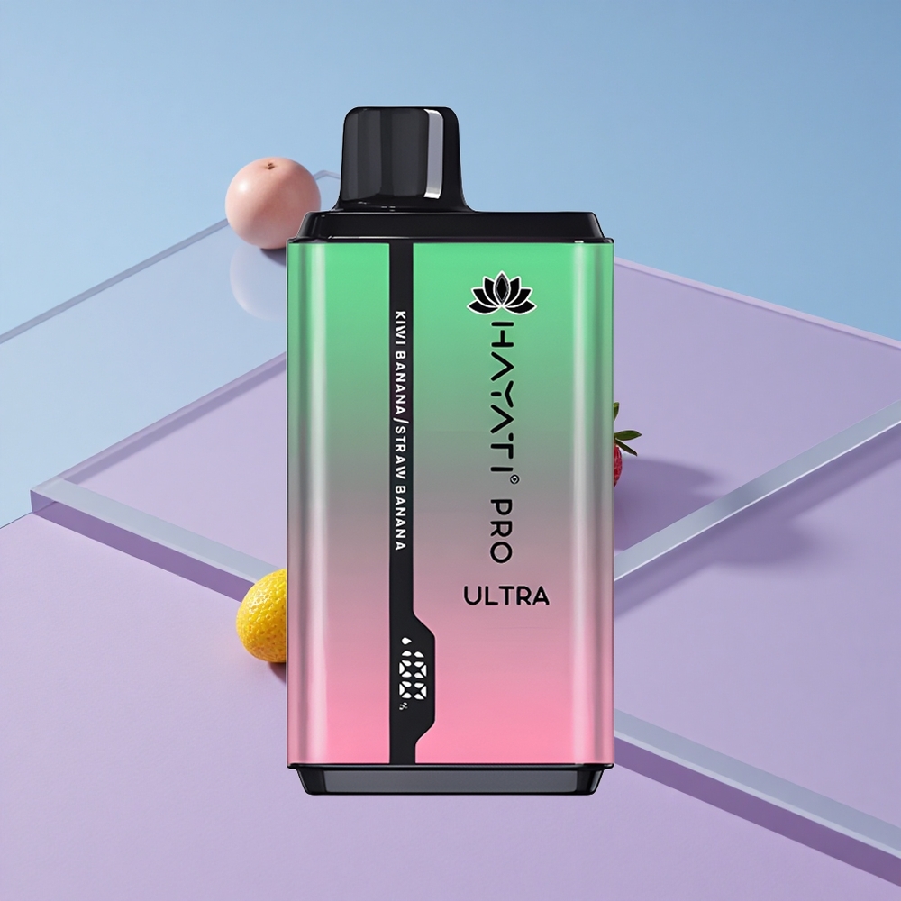 Kiwi Banan Hayati Pro Ultra 15000 Trekk 850mAh Batteri vape wholesale Norway