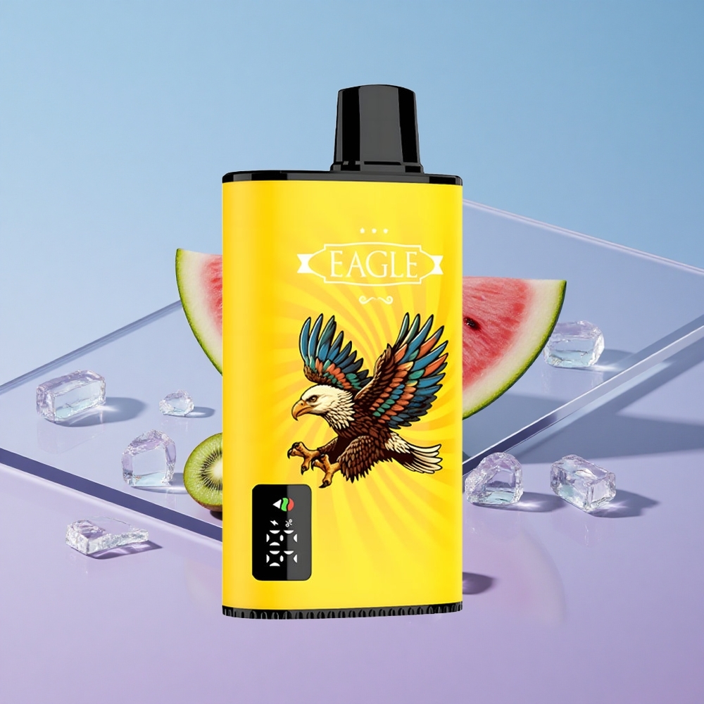 Kiwi Vannmelon Is JNR EAGLE Smart 23000 Puffs Digital Skjerm Justerbar Luftstrøm vape wholesale Norway