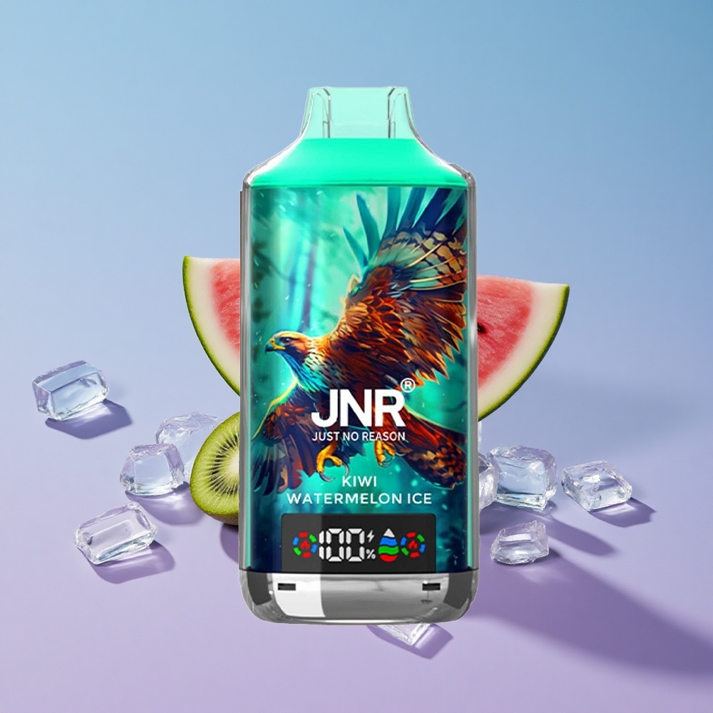 Kiwi Vannmelon Is JNR Falcon X 18000 Puffs 24ml E-væske Digital Skjerm vape wholesale Norway