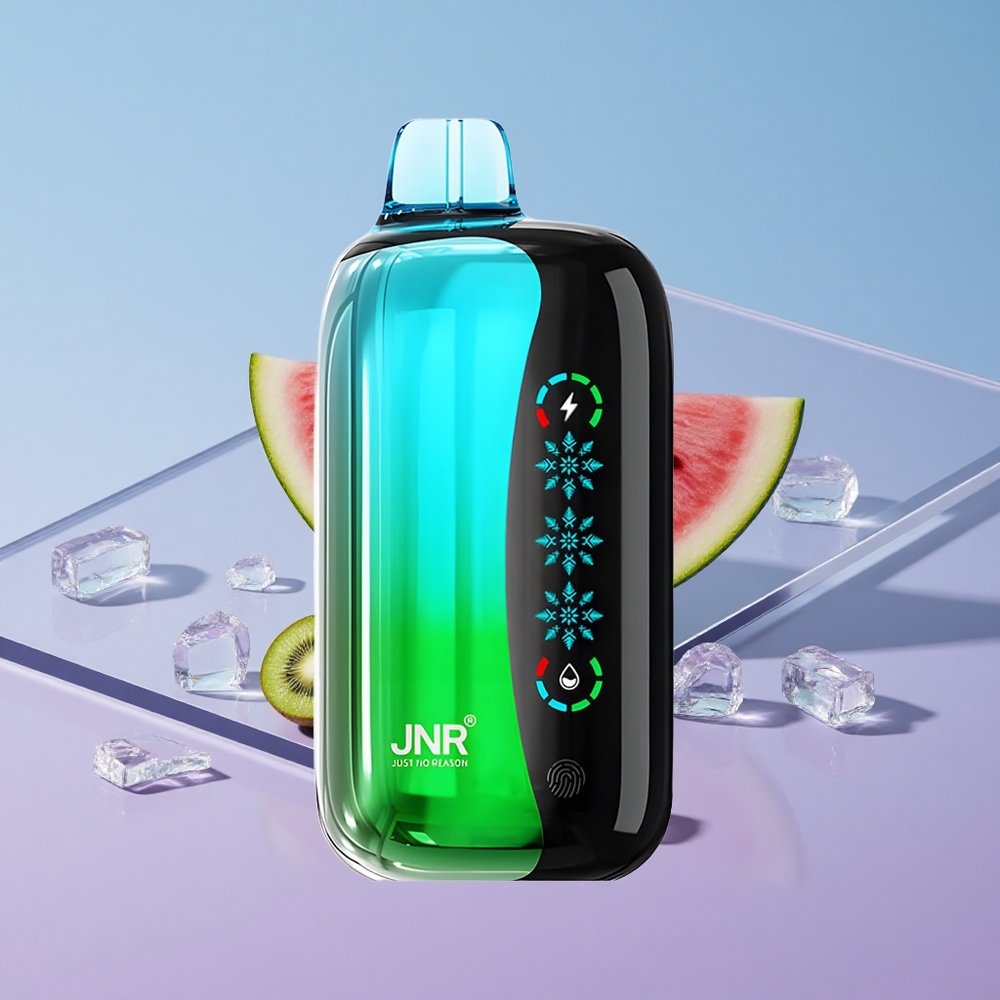 Kiwi Vannmelon Is JNR Flex Ice 21000 Puffs Tilpassbar Luftstrøm Touch Skjerm vape wholesale Norway