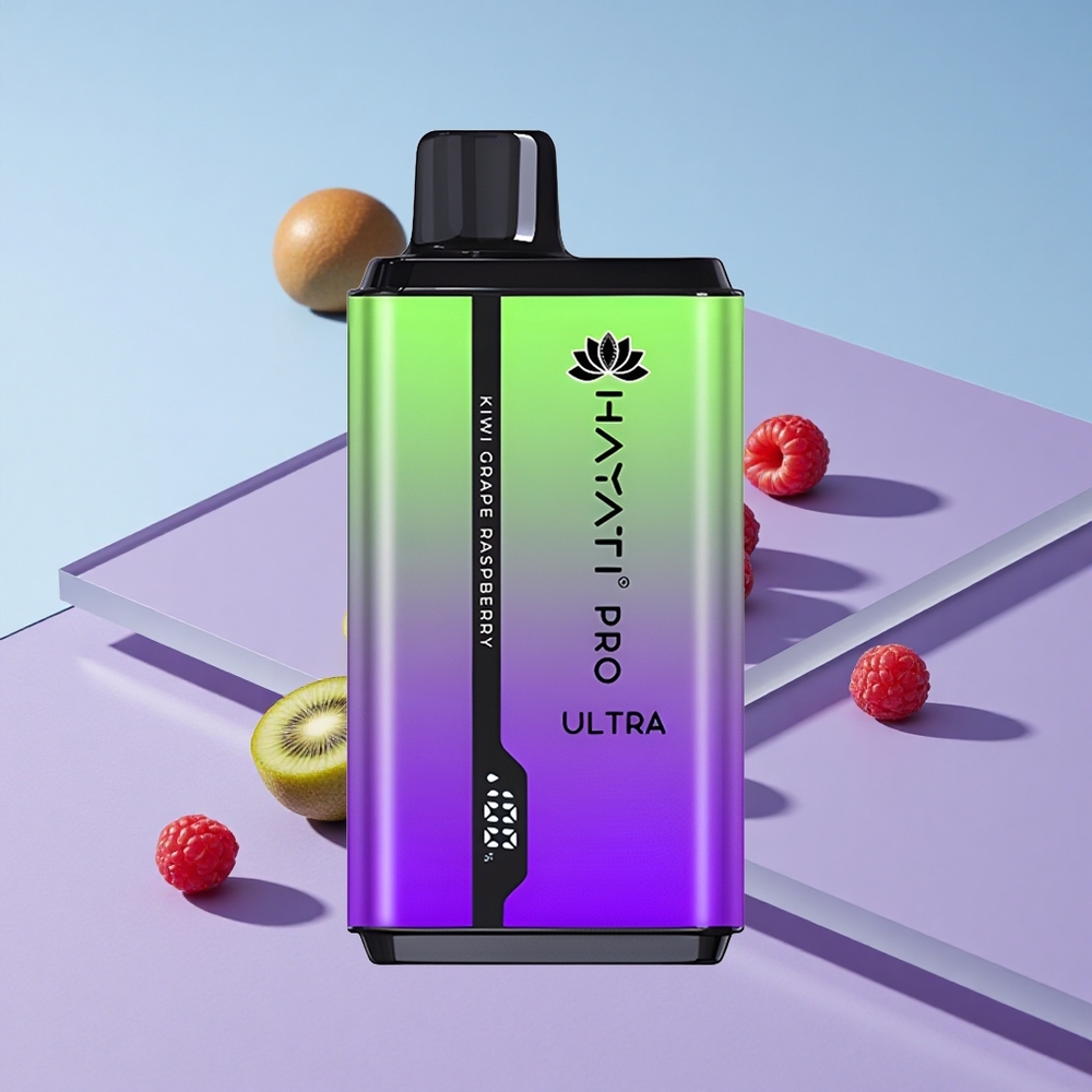 Kiwibær Bringebær Hayati Pro Ultra 15000 Puffs 24ml vape wholesale Norway