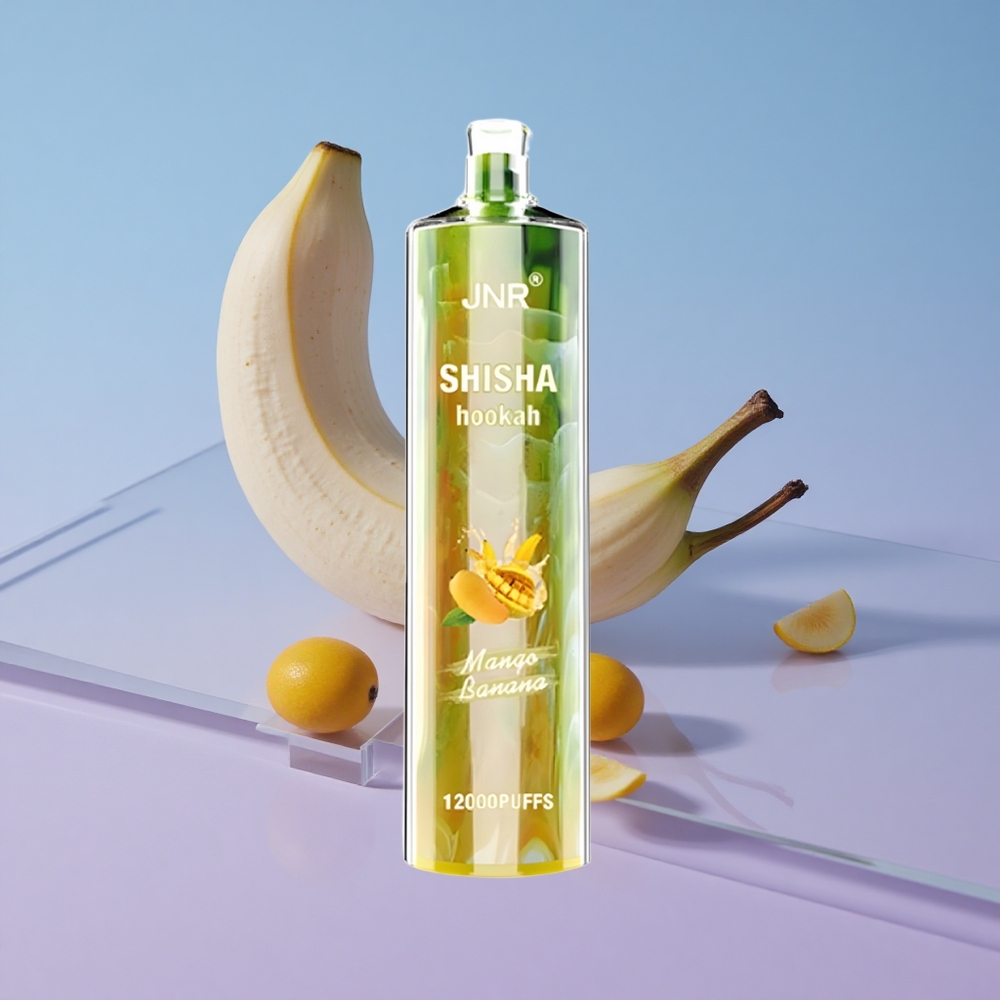 Mango Banan JNR Shisha Hookah 12000 Puffs 24ml 750mAh vape wholesale Norway