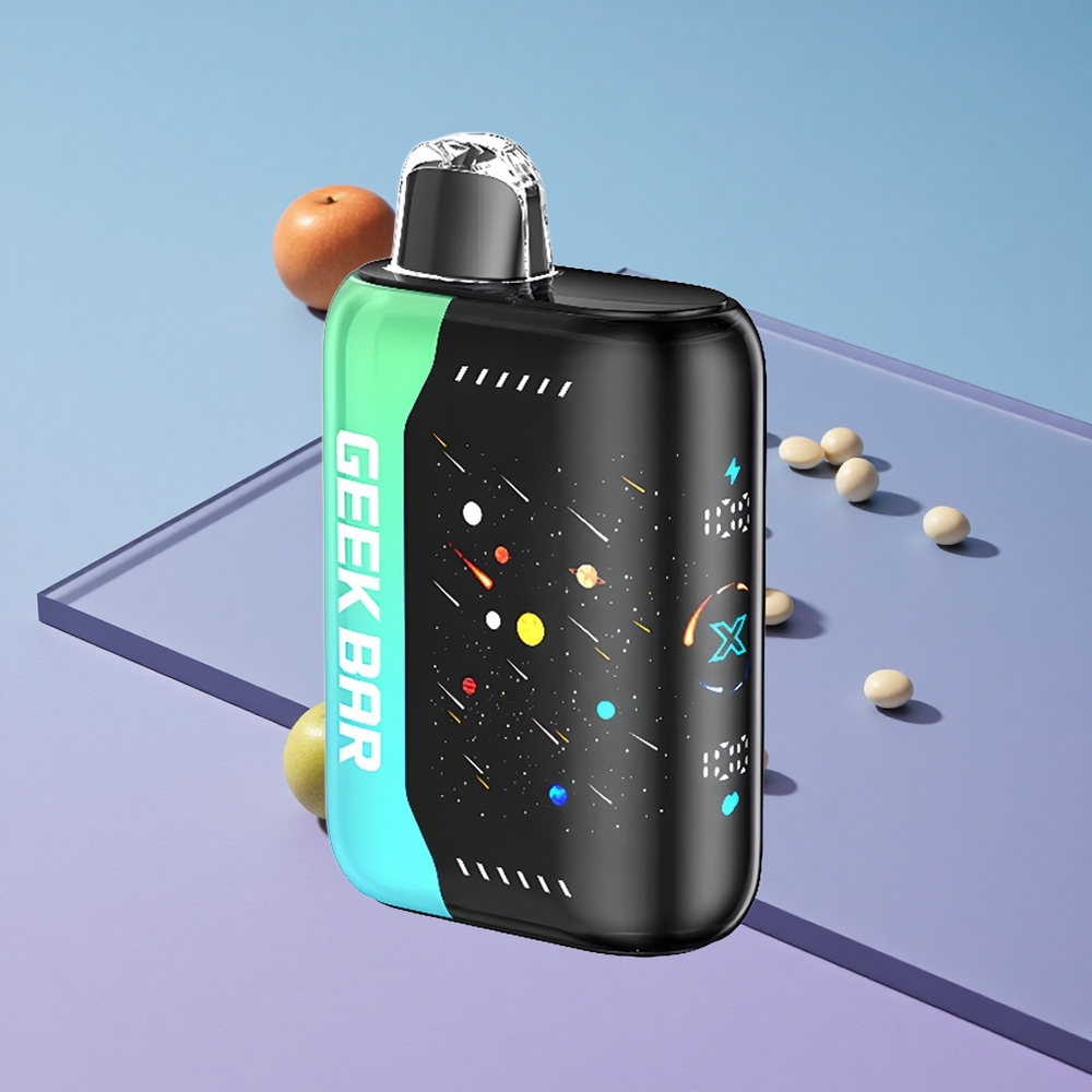 Meteor Smak Geek Bar Pulse X 25000 Puffs 18mL Fylt E-Væske vape wholesale Norway