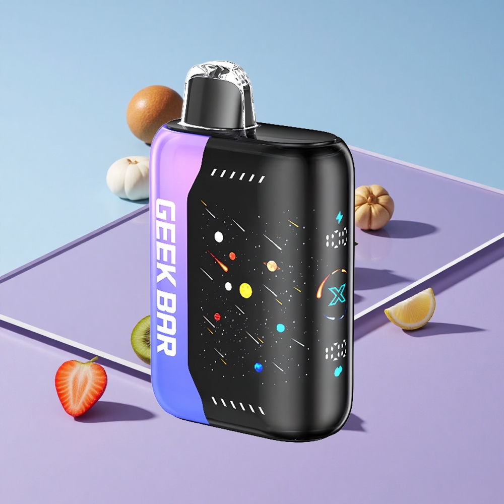 Meteor Smak Geek Bar Pulse X 25000 Puffs 18mL Fylt E-Væske vape wholesale Norway