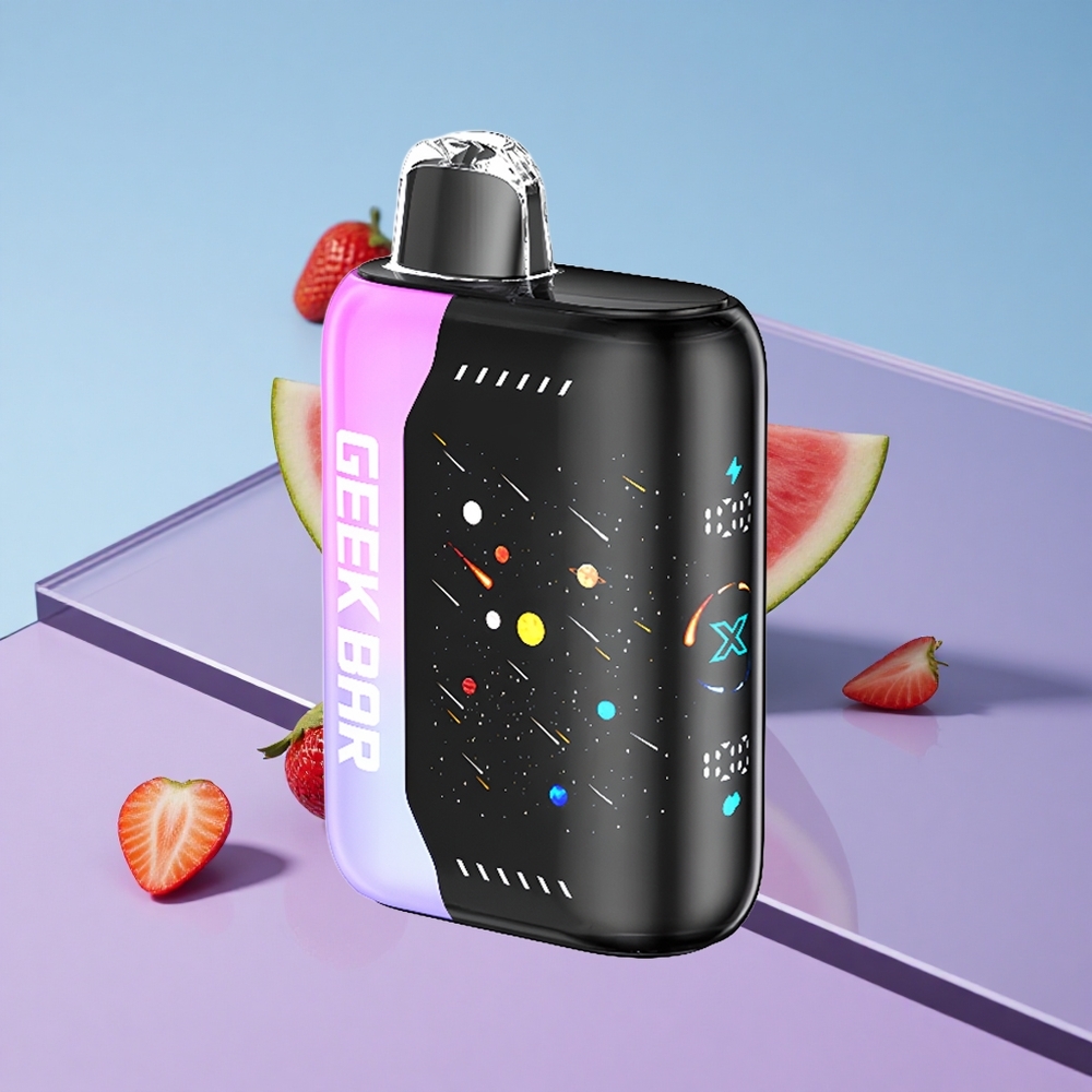 Meteor Smak Geek Bar Pulse X 25000 Puffs 18mL Fylt E-Væske vape wholesale Norway