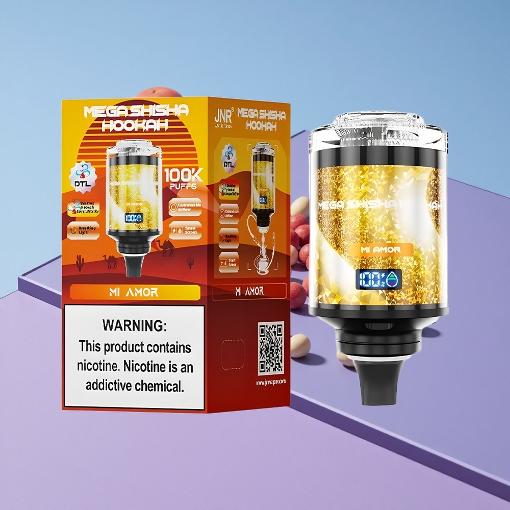 Mi Amor JNR Mega Shisha Hookah 100K Puffs Skrivebordskompatibilitet vape wholesale Norway