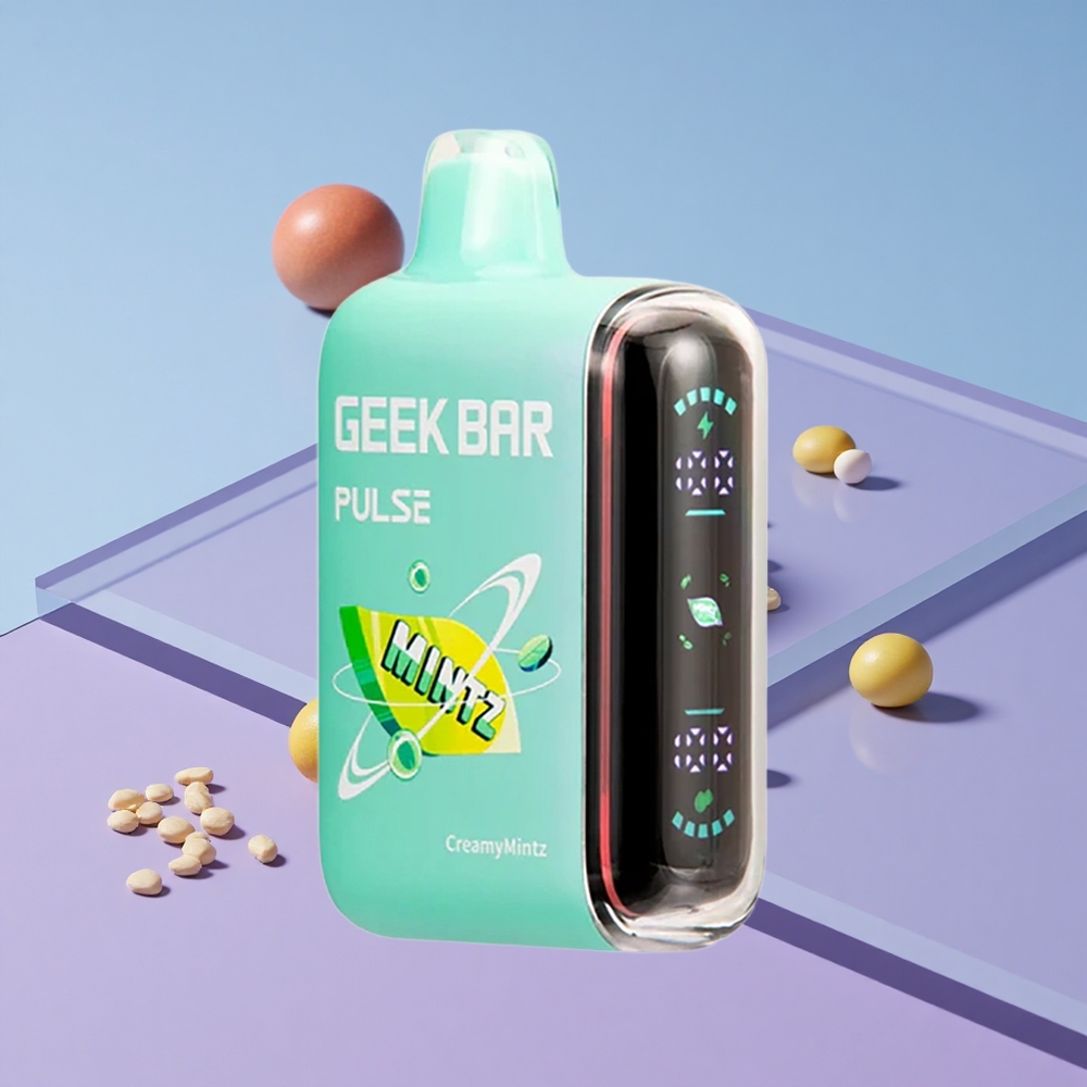Mynte Kombinasjon Geek Bar Pulse 15000 Puffs 16ML E-væske Justerbar Luftstrøm vape wholesale Norway