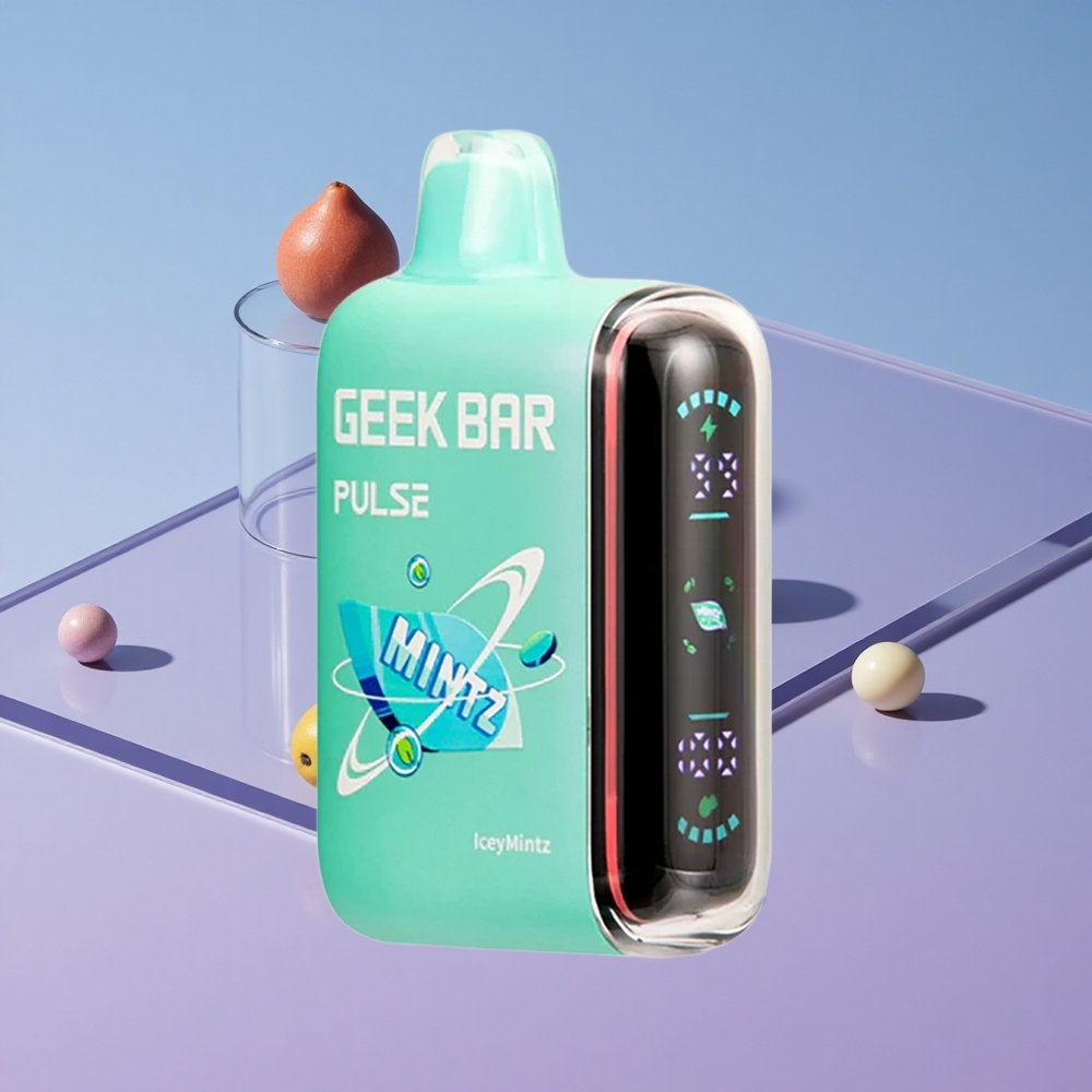 Mynte Kombinasjon Geek Bar Pulse 15000 Puffs 16ML E-væske Justerbar Luftstrøm vape wholesale Norway