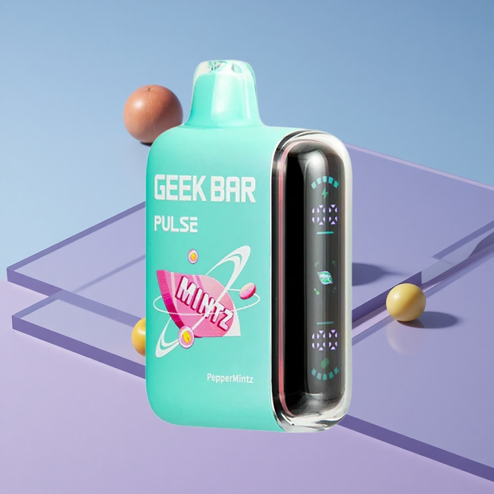 Mynte Kombinasjon Geek Bar Pulse 15000 Puffs 16ML E-væske Justerbar Luftstrøm vape wholesale Norway