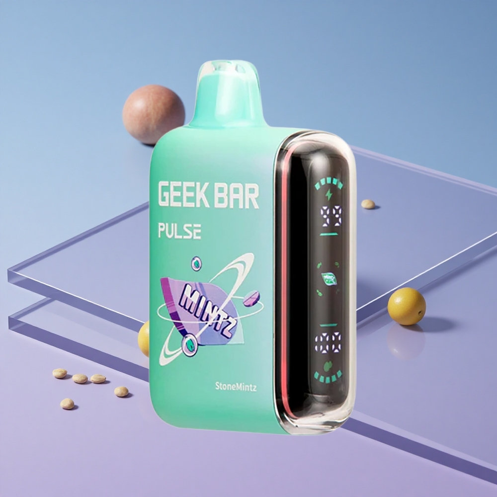 Mynte Kombinasjon Geek Bar Pulse 15000 Puffs 16ML E-væske Justerbar Luftstrøm vape wholesale Norway