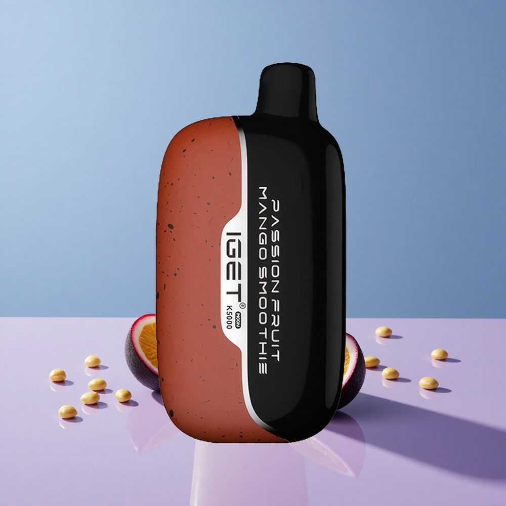 Passionfrukt Mango Smoothie IGET Moon K5000 Puffs 5000 Puffs PC Material vape wholesale Norway