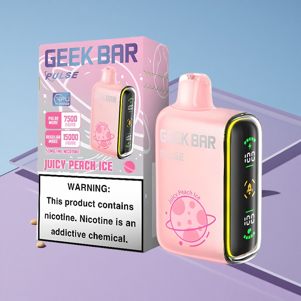 Planet Smak Kombinasjon Geek Bar Pulse 15000 Puffs 16ML Vape Med Justerbar Luftstrøm vape wholesale Norway
