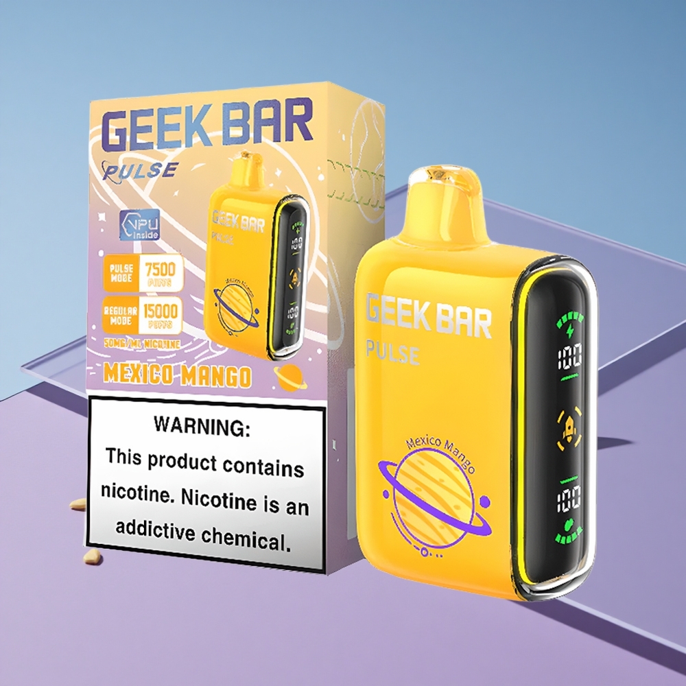 Planet Smak Kombinasjon Geek Bar Pulse 15000 Puffs 16ML Vape Med Justerbar Luftstrøm vape wholesale Norway