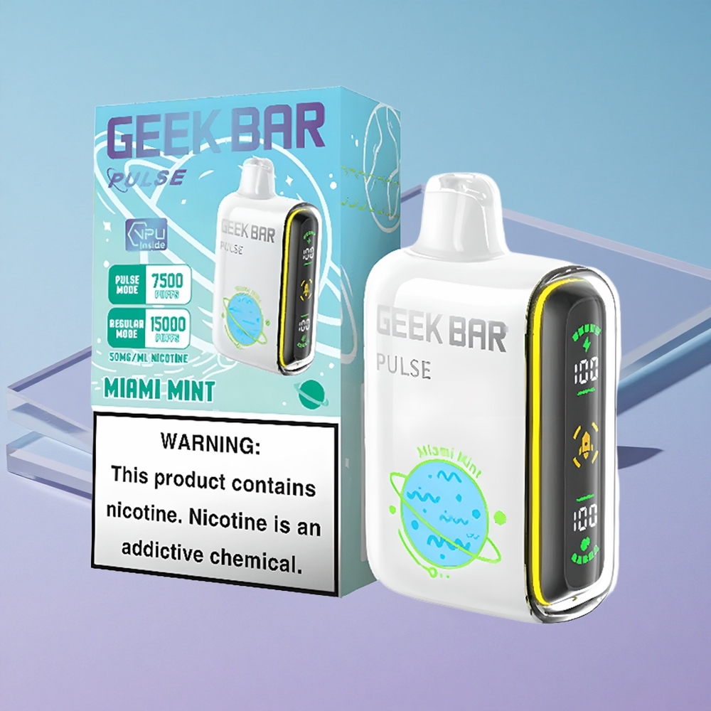 Planet Smak Kombinasjon Geek Bar Pulse 15000 Puffs 16ML Vape Med Justerbar Luftstrøm vape wholesale Norway