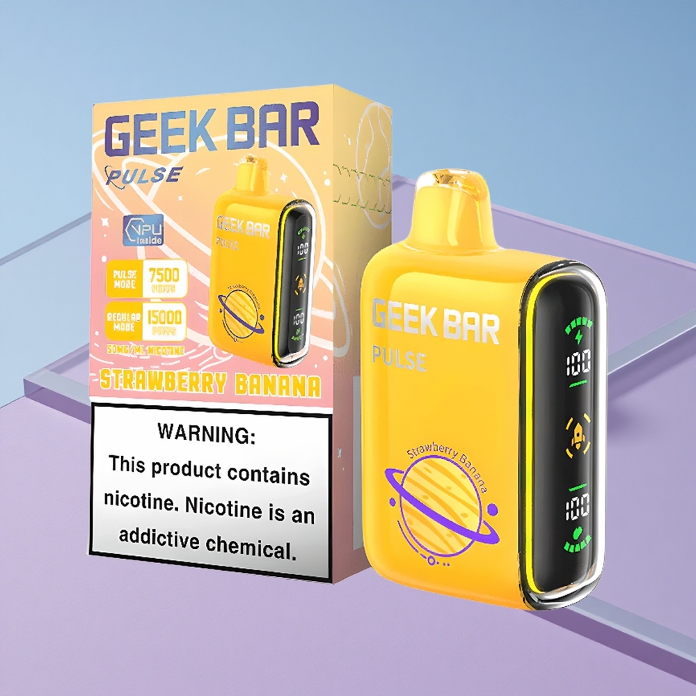 Planet Smak Kombinasjon Geek Bar Pulse 15000 Puffs 16ML Vape Med Justerbar Luftstrøm vape wholesale Norway