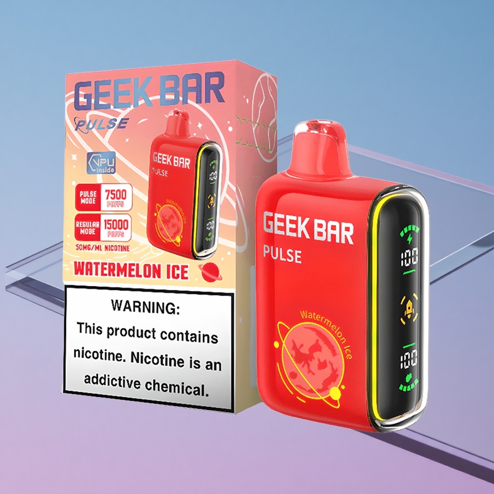 Planet Smak Kombinasjon Geek Bar Pulse 15000 Puffs 16ML Vape Med Justerbar Luftstrøm vape wholesale Norway